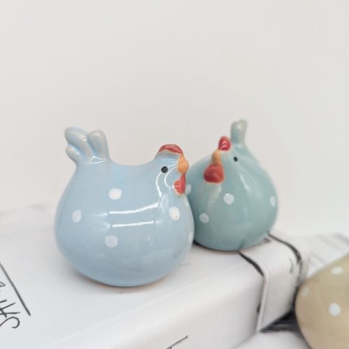 Colourful Chicken Figurine - Set of 4