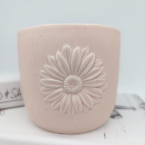 Pink Daisy Flower Planter Pot