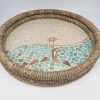 Tropical Palm Tree Capiz Shell Serving Tray