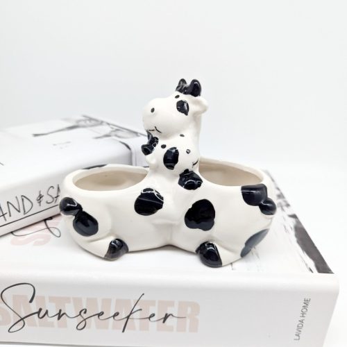 Hugging Cow Planter Pot