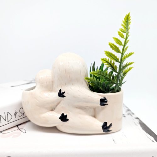 Mommy Baby Sloth Planter Pot