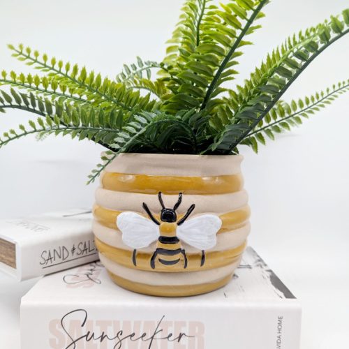 Queen Honey Bee Planter Pot