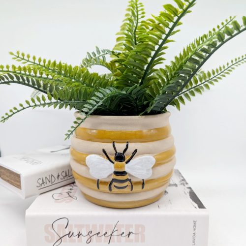 Queen Honey Bee Planter Pot