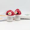 Red Mushroom Salt Pepper Shaker Set