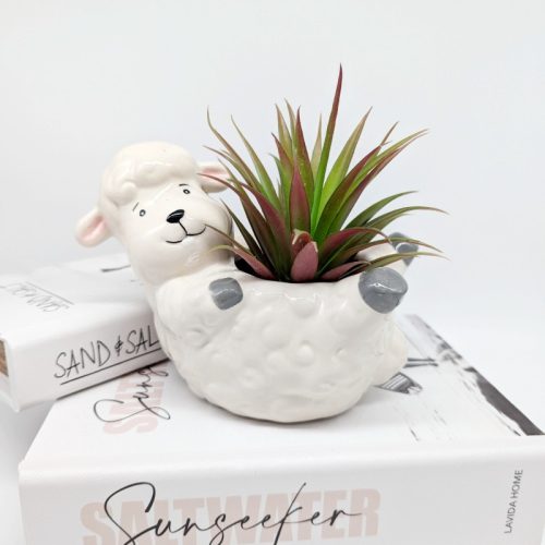 Relaxing Sheep Planter Pot