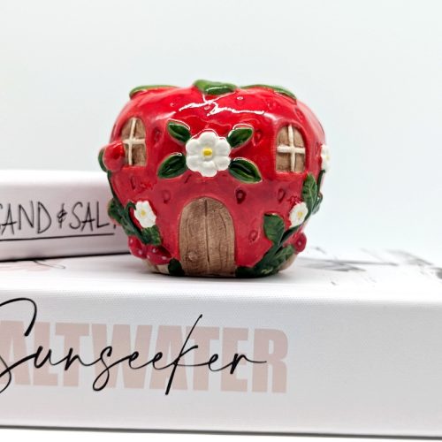 Floral Red Strawberry House Vase