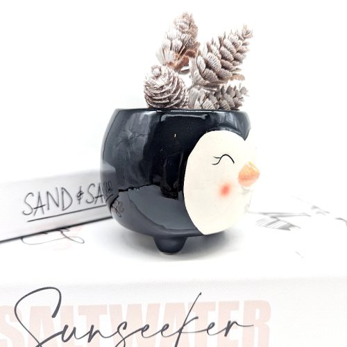 Black Penguin Succulent Planter Pot