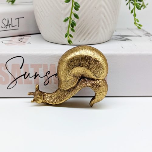 Golden Snail Pot Hanger Sitter