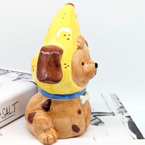 Banana Head Dog Ceramic Planter Pot