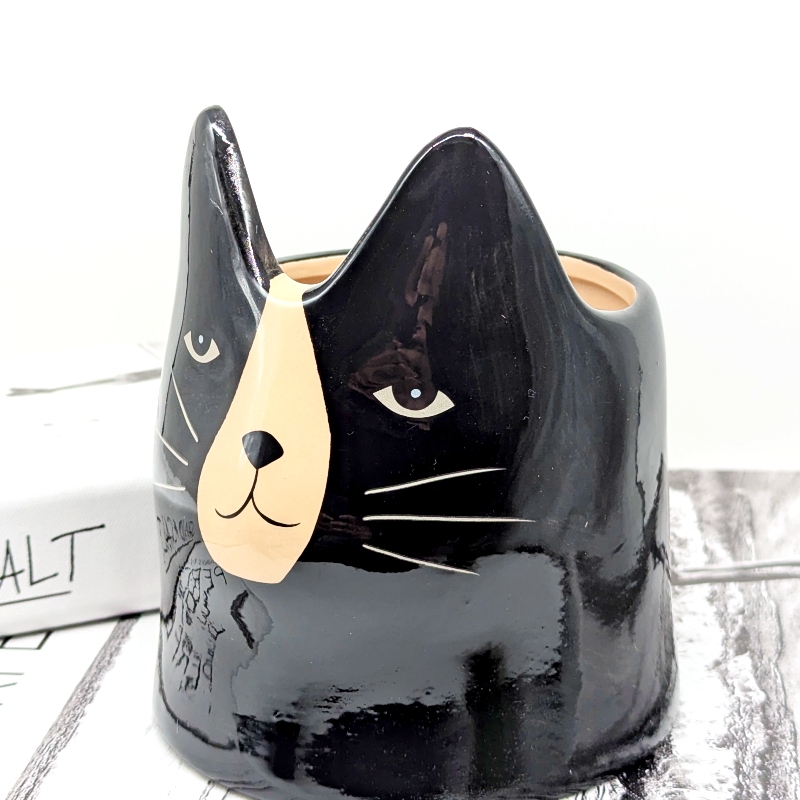 Black Cat Ceramic Planter Pot_20251103_033222095 Black Cat Ceramic Planter Pot
