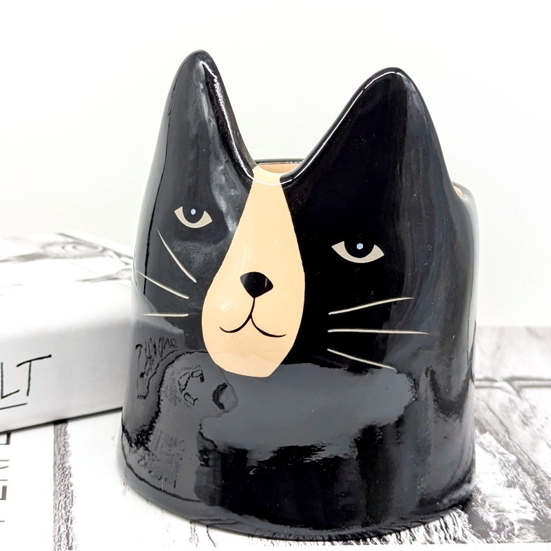 Black Cat Ceramic Planter Pot_20251103_033228065 Black Cat Ceramic Planter Pot