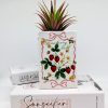 Bunch of Strawberries Ceramic Book Vase