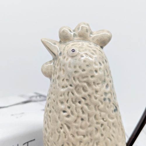 Ceramic Country Chicken Figurine