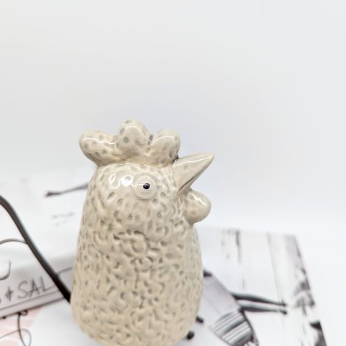 Ceramic Country Chicken Figurine