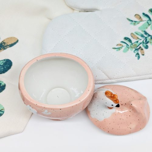 Chicken Ceramic Jar with Lid