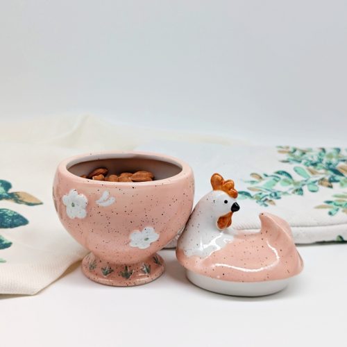 Chicken Ceramic Jar with Lid