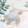 Coastal White Turtle Ceramic Figurine