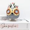 Donut Eyes Grey Cat Planter Pot