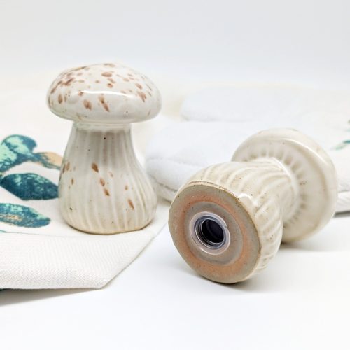 Earthy Mushroom Salt Pepper Shaker Set