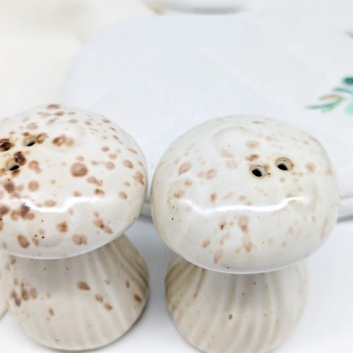 Earthy Mushroom Salt Pepper Shaker Set