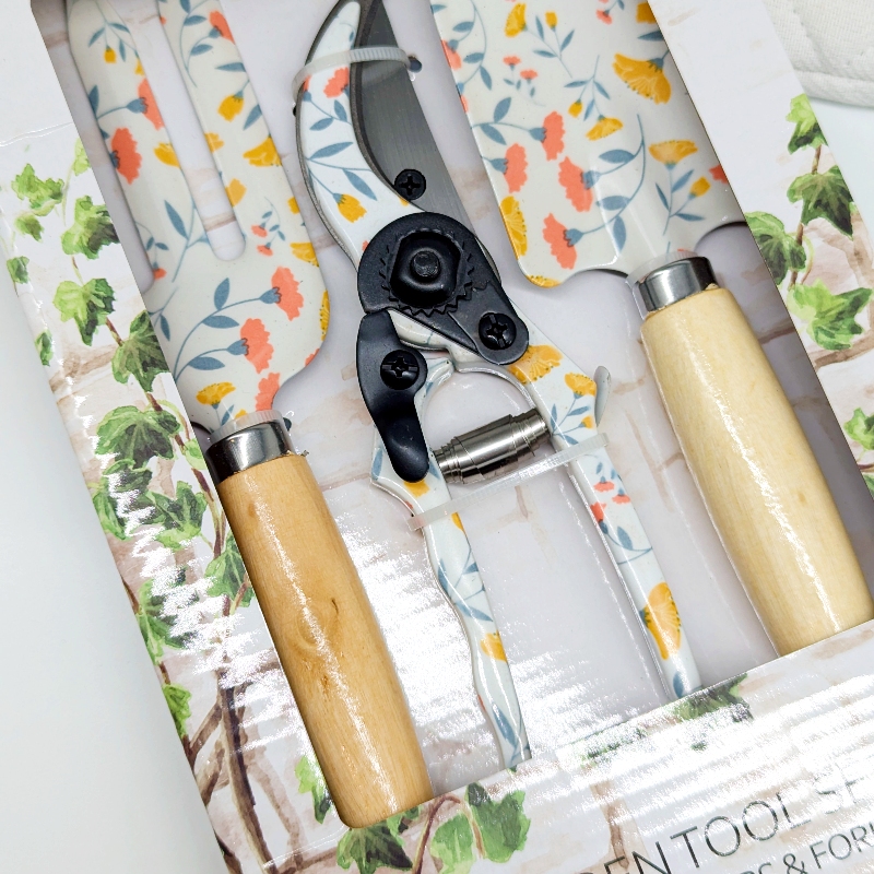 Floral Garden Tools - Set of 3_H Floral Garden Tools - Set of 3