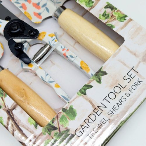 Floral Garden Tools - Set of 3