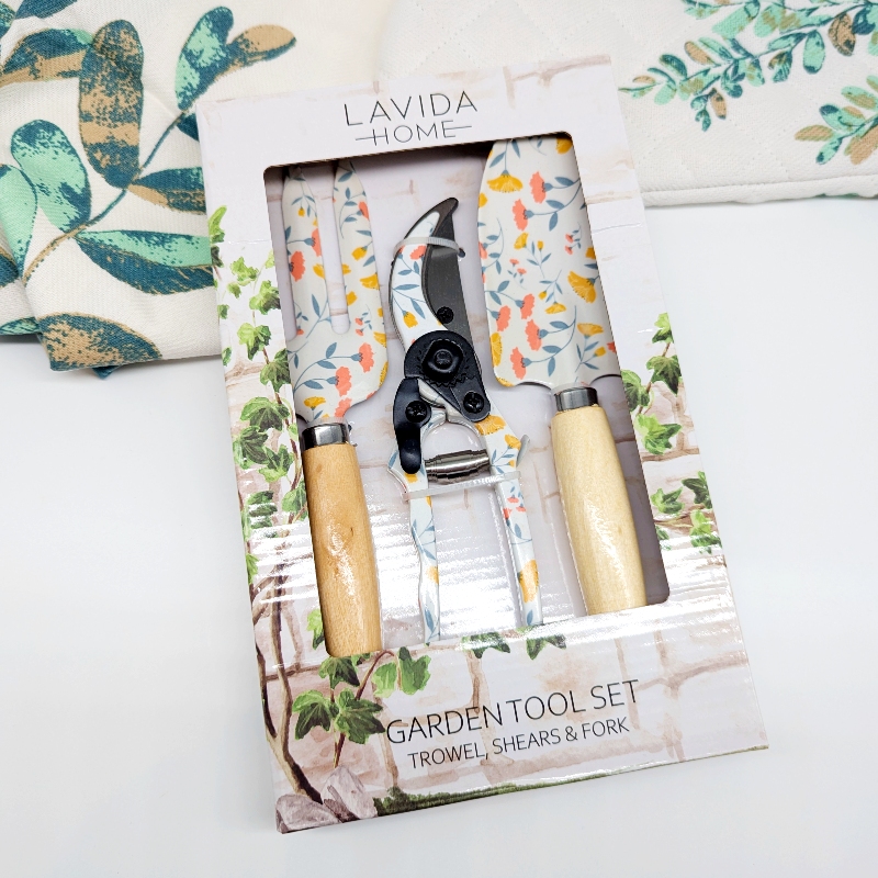 Floral Garden Tools - Set of 3_d Floral Garden Tools - Set of 3