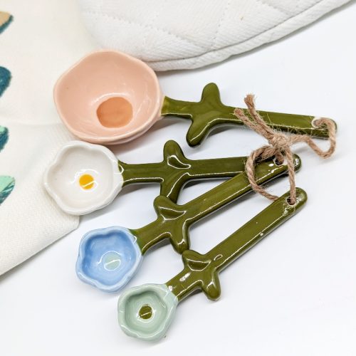 Floral Measuring Spoons Set