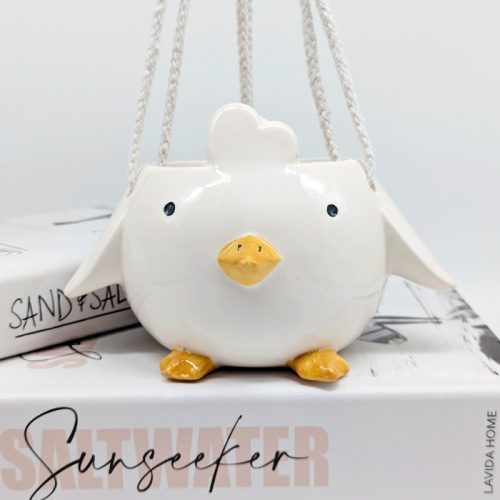 Hanging Chick Planter Pot