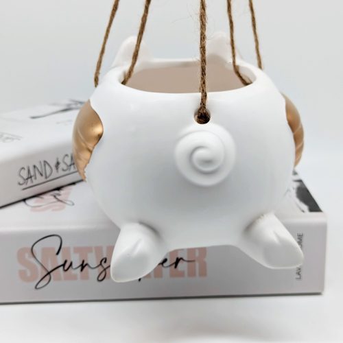 Hanging Pig Ceramic Planter Pot