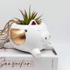 Hanging Pig Ceramic Planter Pot