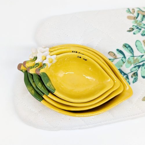 Lemon Measuring Cups 4 Piece Set