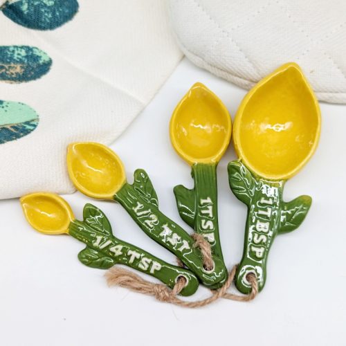 Lemon Measuring Spoons 4 Piece Set