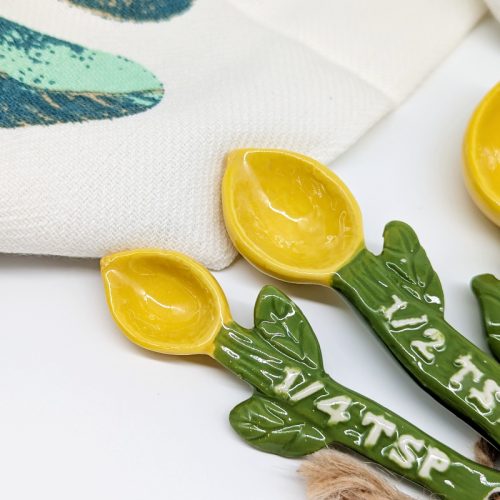 Ceramic Lemon Measuring Spoon Set