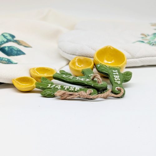 Ceramic Lemon Measuring Spoon Set