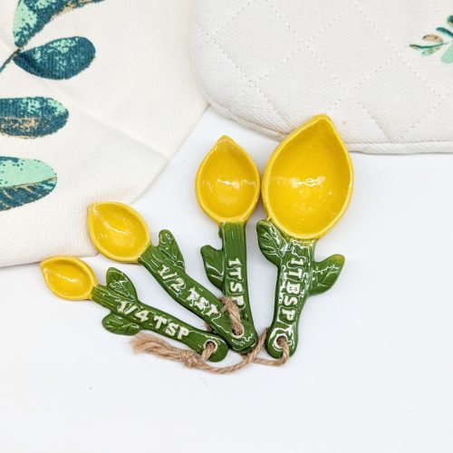 Ceramic Lemon Measuring Spoon Set