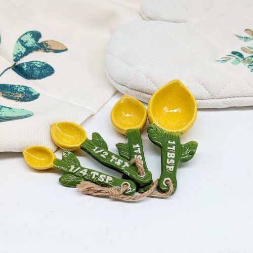Ceramic Lemon Measuring Spoon Set