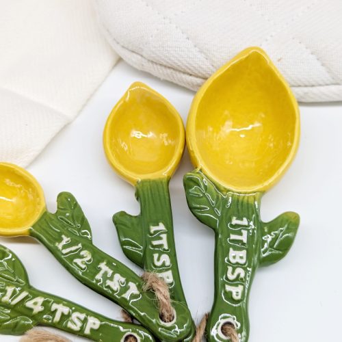Ceramic Lemon Measuring Spoon Set