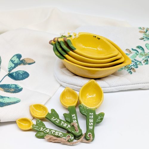 Ceramic Lemon Measuring Spoon Set