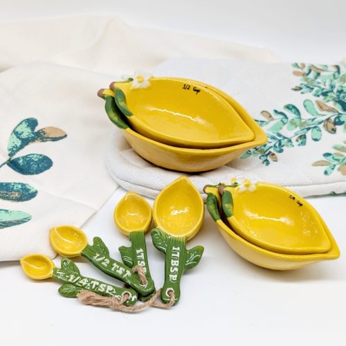 Ceramic Lemon Measuring Spoon Set