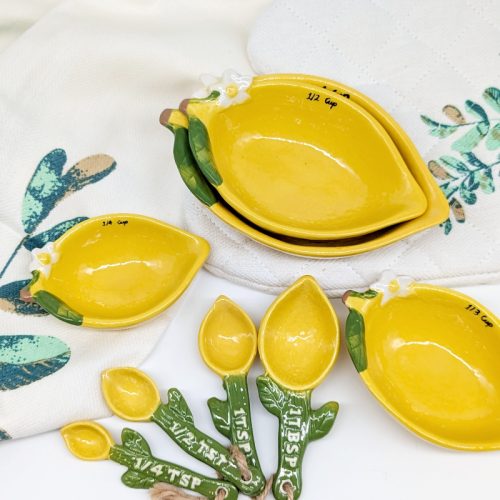 Ceramic Lemon Measuring Spoon Set