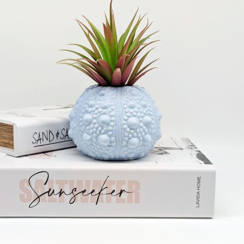 Light Blue Urchin Vase Pot