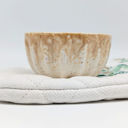 Milky White Ceramic Dish Bowl