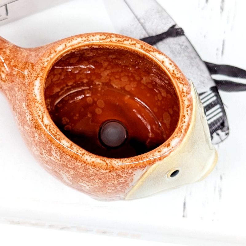 Orange Coral Fish Planter Pot_h