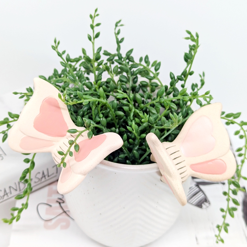 Pink Butterfly Pot Hanger Sitter Pink Butterfly Pot Hanger Sitter