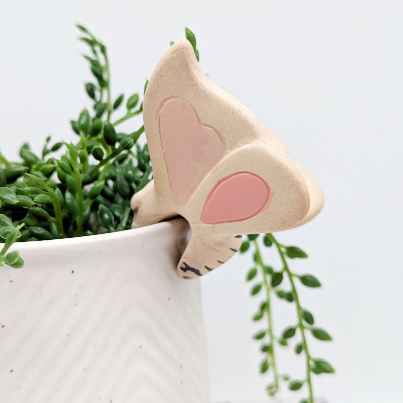Pink Butterfly Pot Hanger Sitter_B Pink Butterfly Pot Hanger Sitter_D