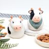 Pink Cow Salt Pepper Shaker Set