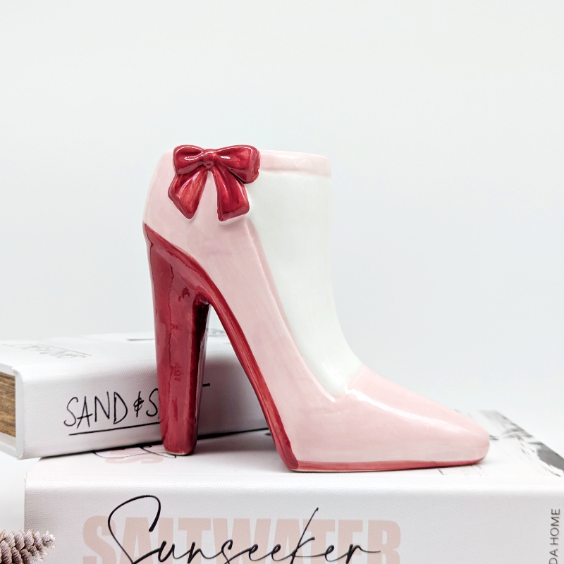 Pink Heels Succulent Planter Pot Pink Shoe Ceramic Succulent Planter