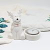 Reindeer Tea Light Candle Holder