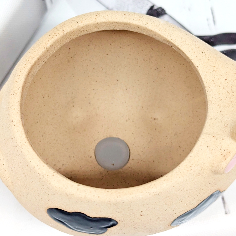 Sandy Cow Ceramic Planter Pot_j